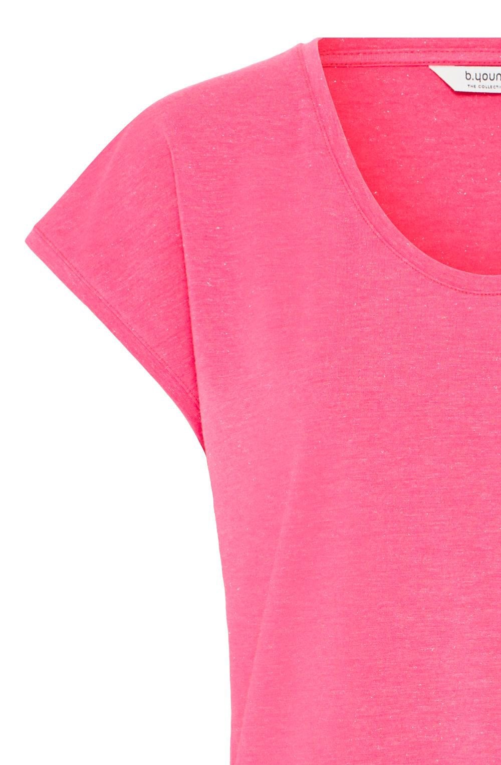 Raspberry Rose Melange Shimmer T Shirt