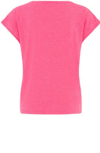 Raspberry Rose Melange Shimmer T Shirt