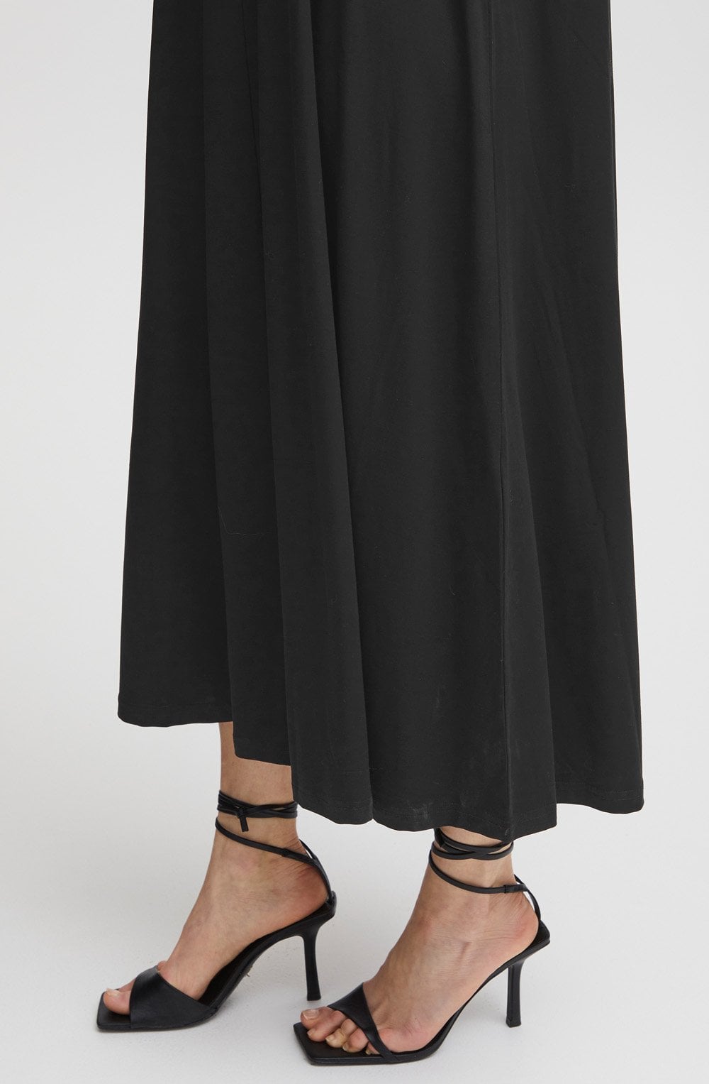 Rexima Black Jersey A Line Dress
