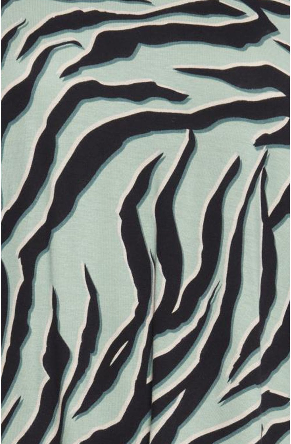 Rillo Blue Zebra Print T Shirt