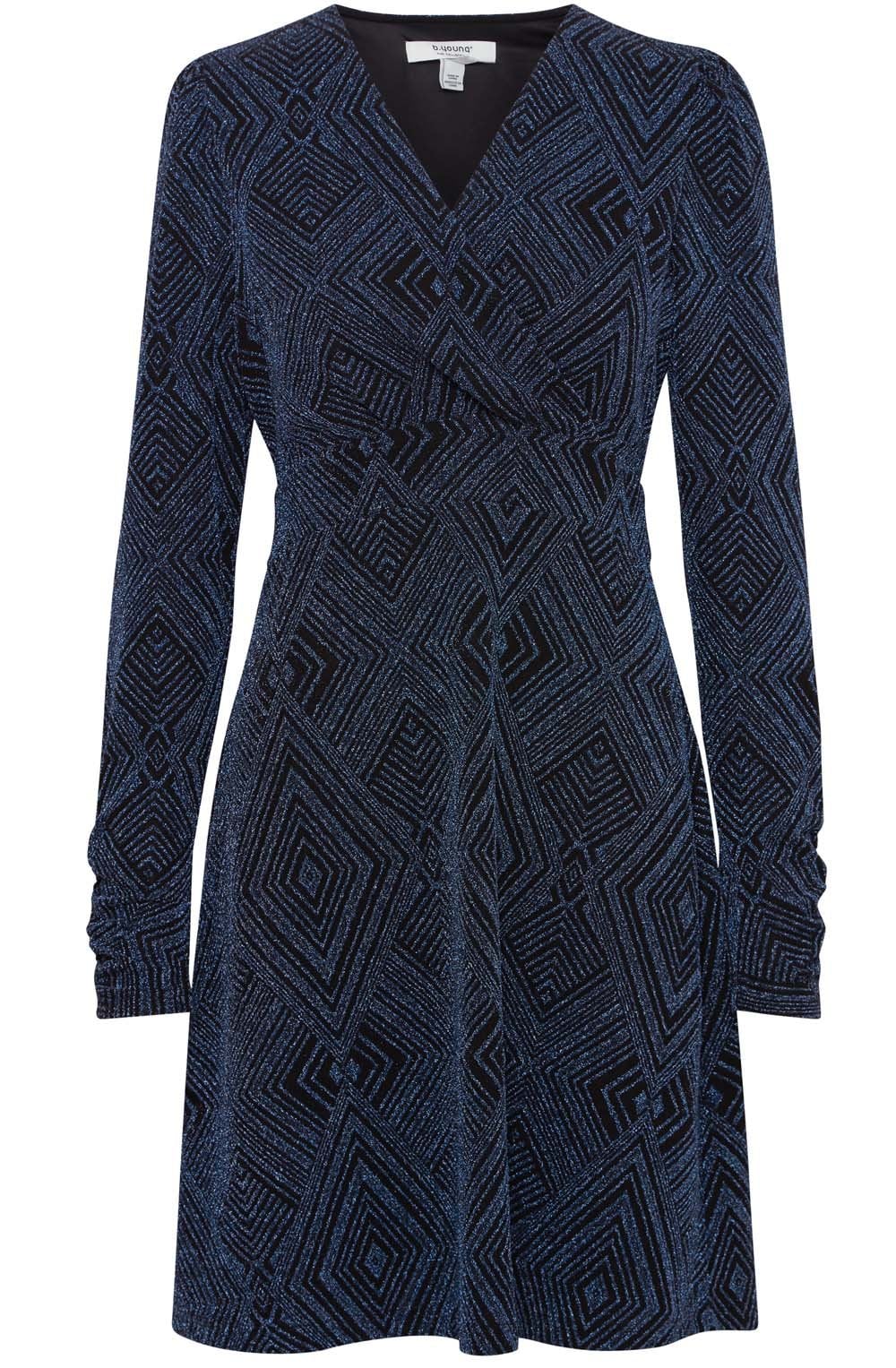Rimlo Reflecting Pond Sparkle Wrap dress
