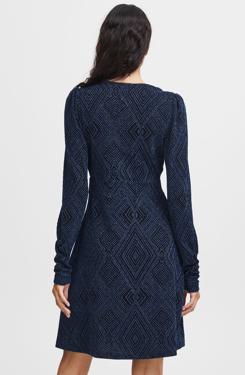 Rimlo Reflecting Pond Sparkle Wrap dress