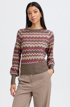 Roan Rouge Chevron Fine Knit Jumper