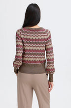 Roan Rouge Chevron Fine Knit Jumper