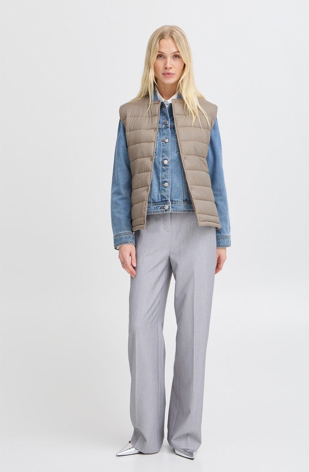Roasted Cashew Puffer Waistcoat