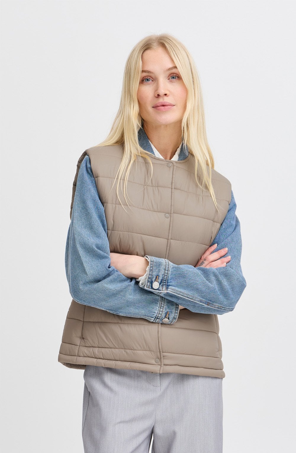 Roasted Cashew Puffer Waistcoat