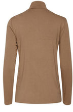 Ronja Tan Tie Neck Top