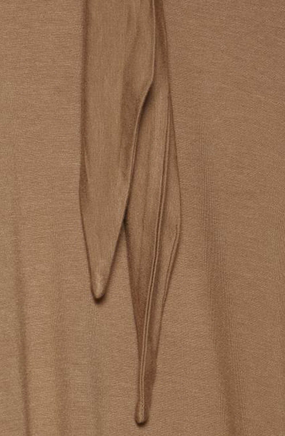 Ronja Tan Tie Neck Top