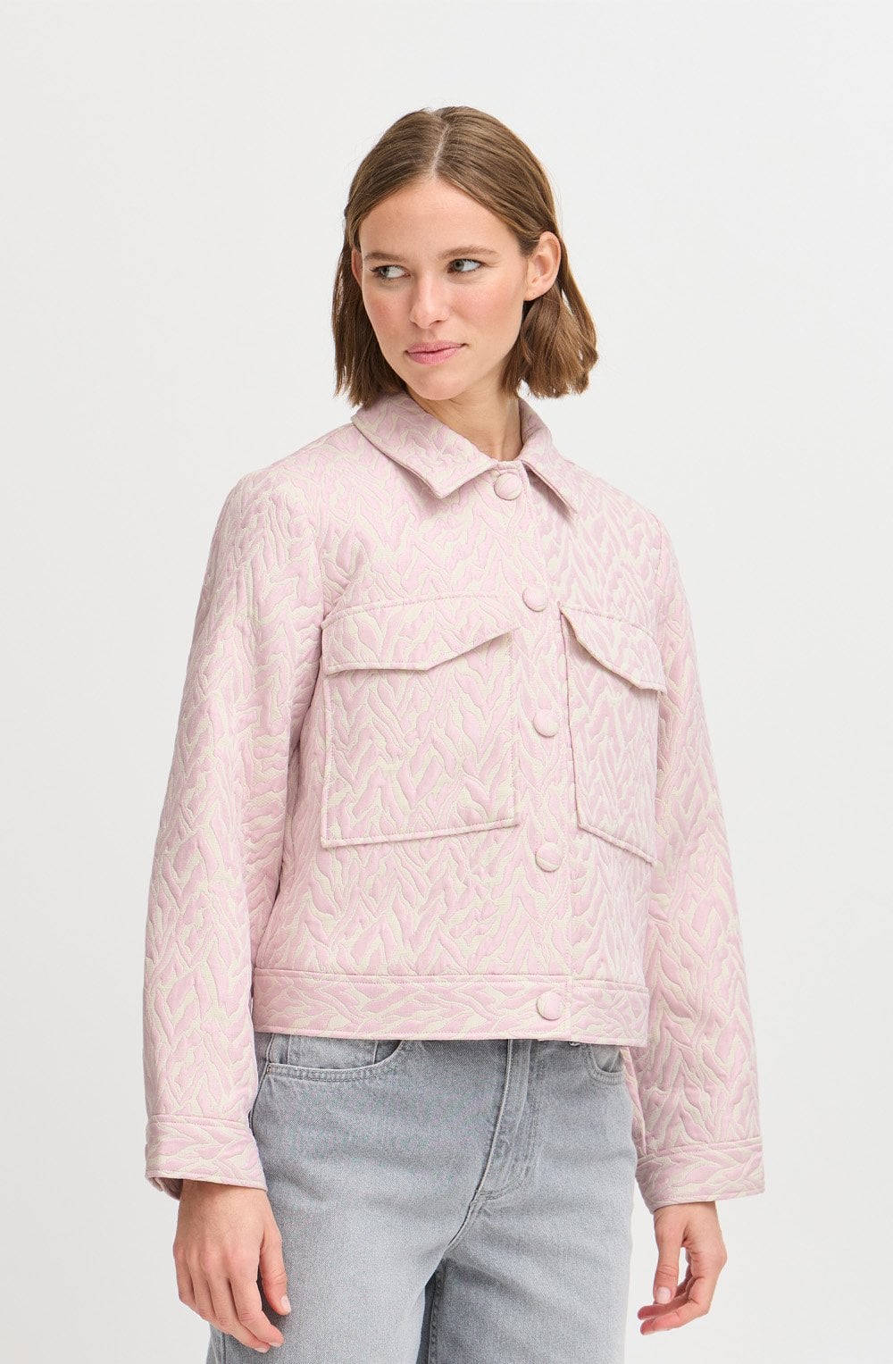 Roseate Relaxed Print Jacket