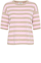 Roseate Striped Summer Pullover