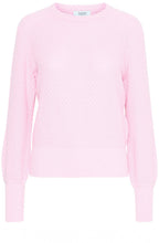 Roseate Textured Knit Balloon Sleeve Jumper