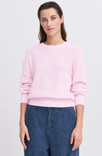 Roseate Textured Knit Balloon Sleeve Jumper