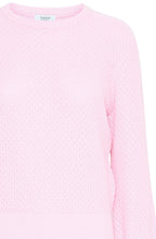 Roseate Textured Knit Balloon Sleeve Jumper