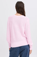 Roseate Textured Knit Balloon Sleeve Jumper