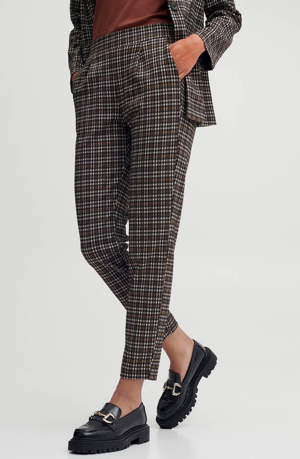 Rowan Caribou Checked Trousers