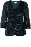 Salta Reflecting Pond Sparkle Blouse