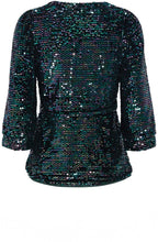 Salta Reflecting Pond Sparkle Blouse