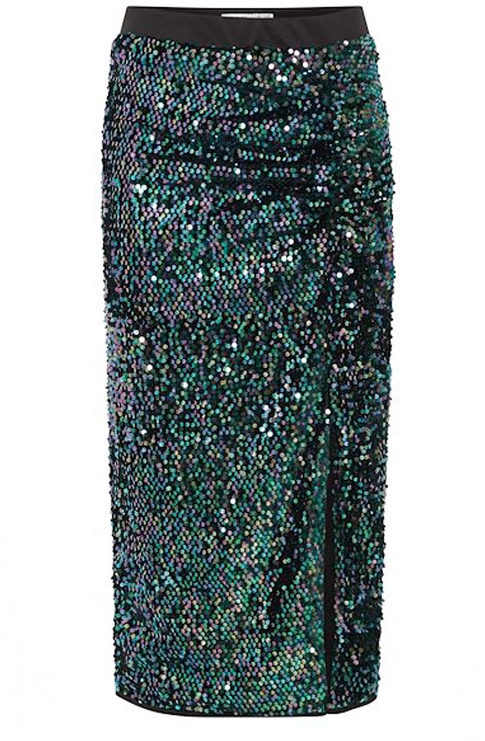 Salta Reflecting Pond Sparkle Midi Skirt