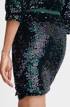 Salta Reflecting Pond Sparkle Ruched Skirt