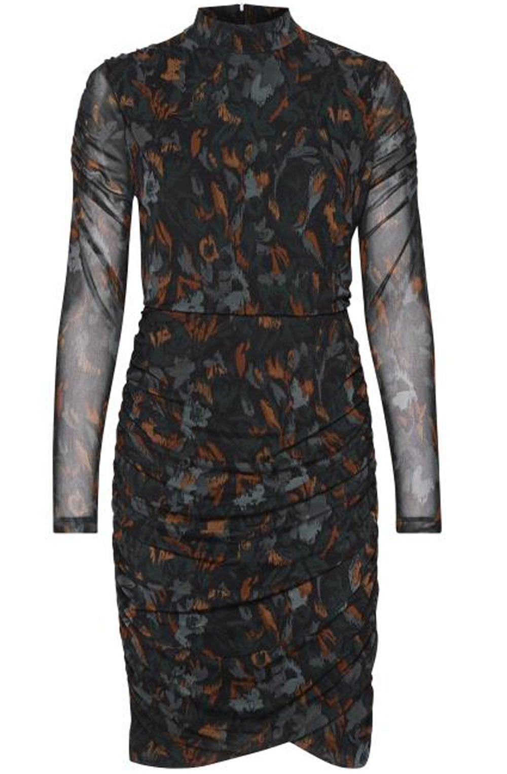 Sannie Teal Patterned Dress
