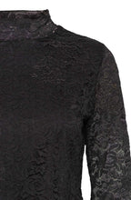 Satu Black Lace Overlay Top
