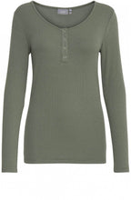 Sea Green Ribbed Jersey Top