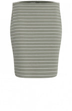 Sea Green Striped Skirt