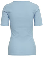 Sen Blue Bell Ribbed T Shirt