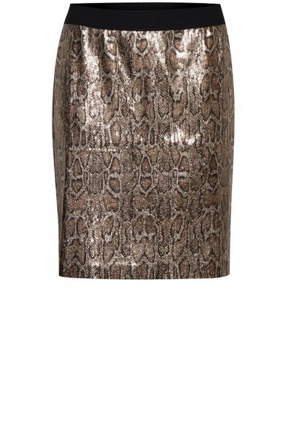 Sequin Snake Skin Skirt