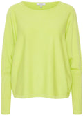 Sharp Green Batwing Relaxed Jumper