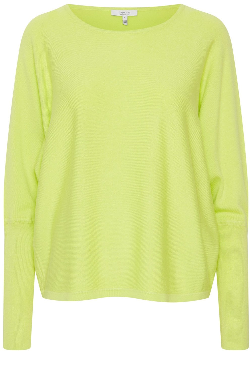 Sharp Green Batwing Relaxed Jumper