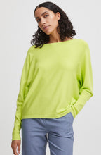 Sharp Green Batwing Relaxed Jumper