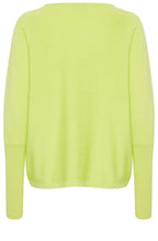 Sharp Green Batwing Relaxed Jumper