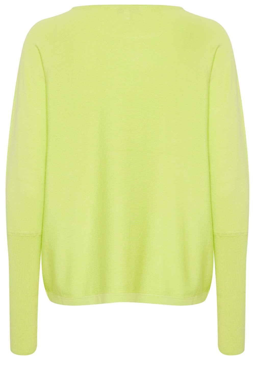 Sharp Green Batwing Relaxed Jumper