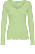 Sharp Green Lettuce Trim Top