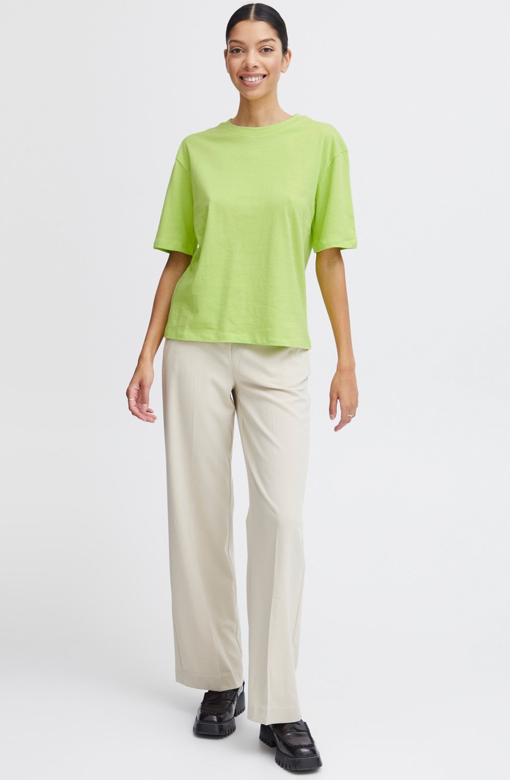 Sharp Green Oversized T Shirt