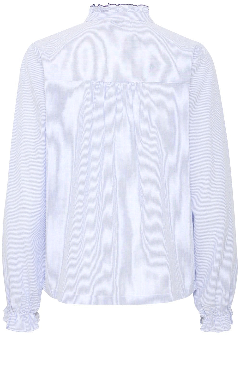 Silver Lake Blue Embroidered Blouse