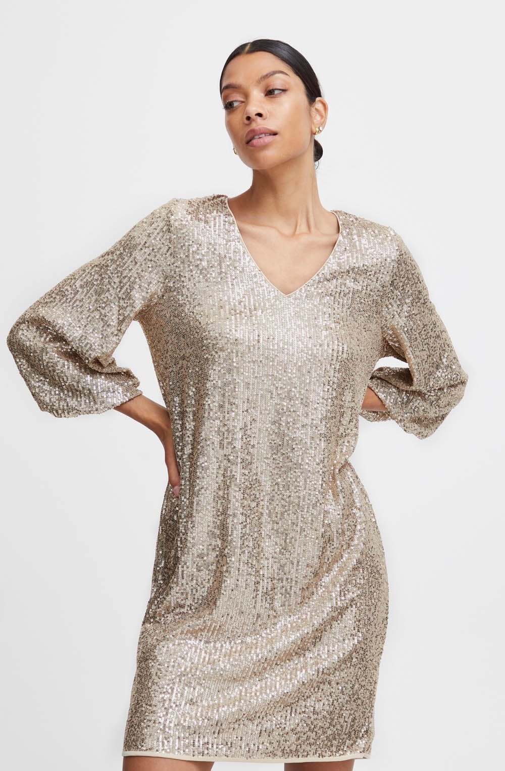Solia Cement Sparkle Dress