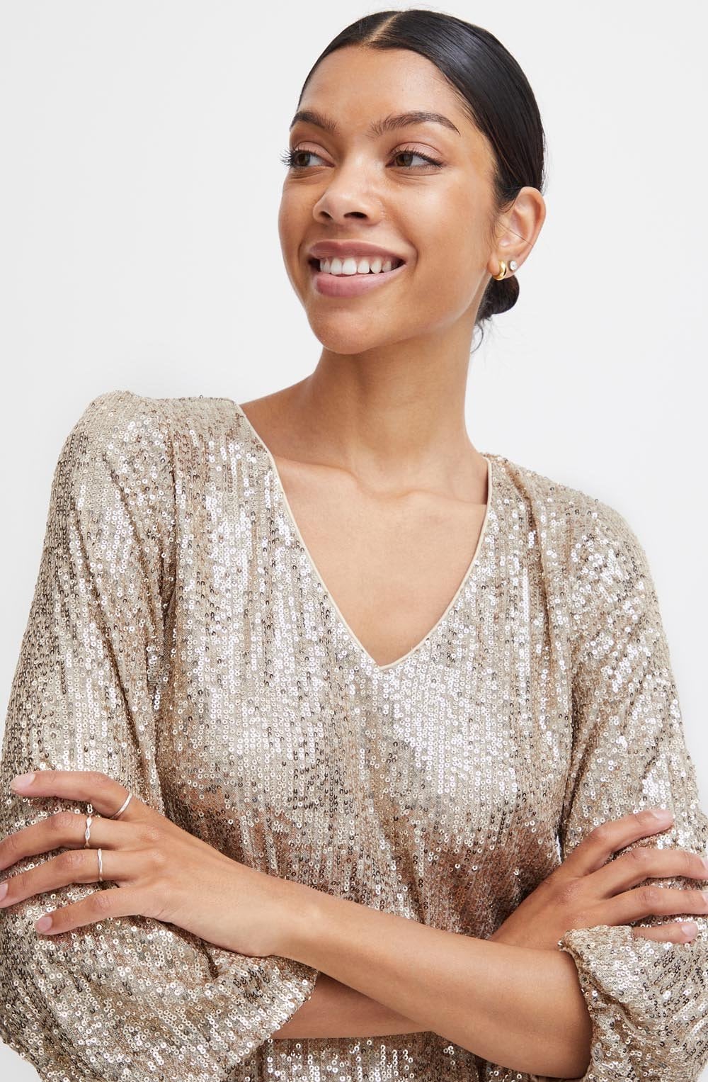 Solia Cement Sparkle Dress