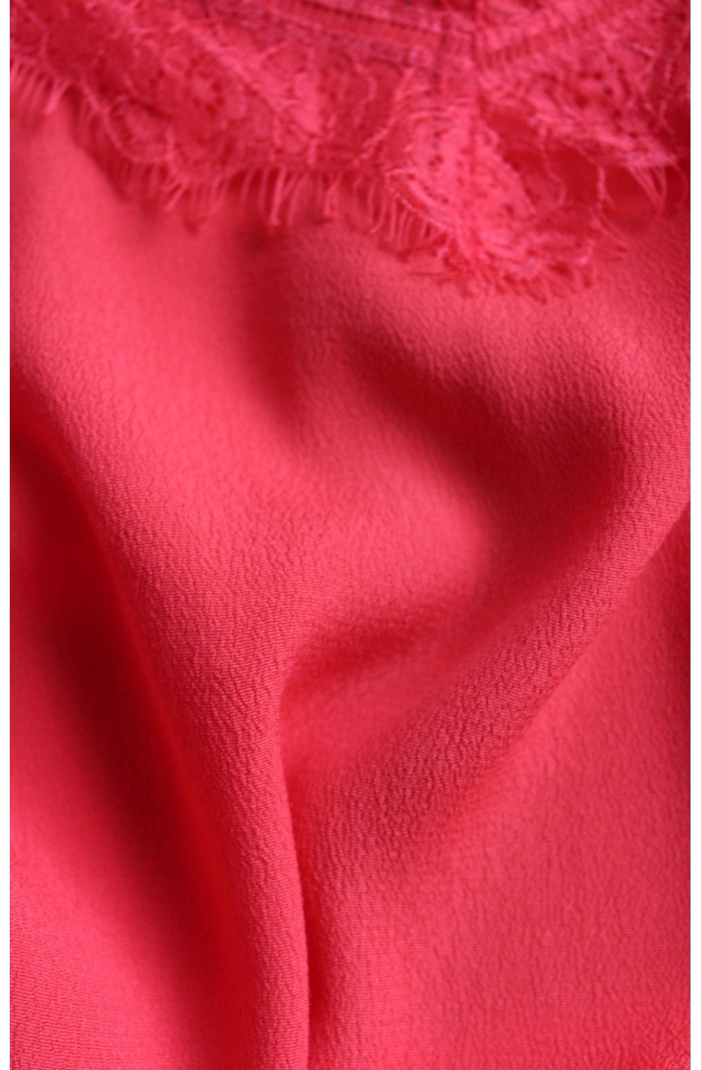 Spiced Red Lace Detailed Vest Top