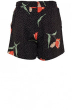Spot & Floral Print Shorts