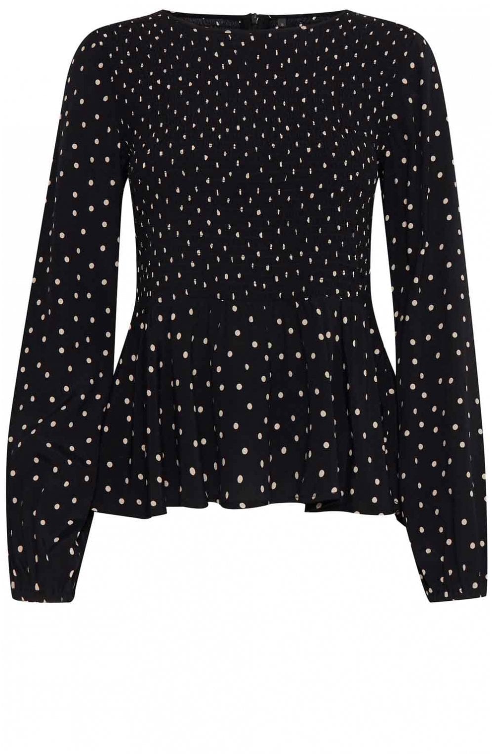 Spot Print Blouse