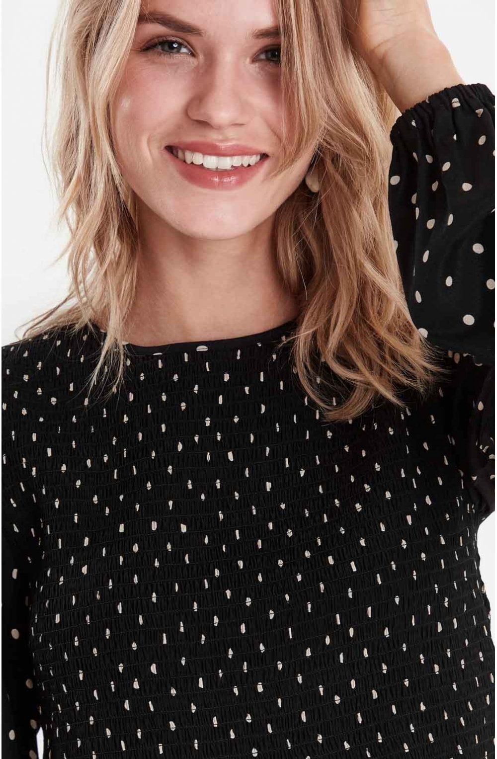 Spot Print Blouse