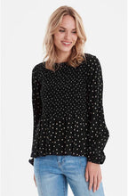 Spot Print Blouse