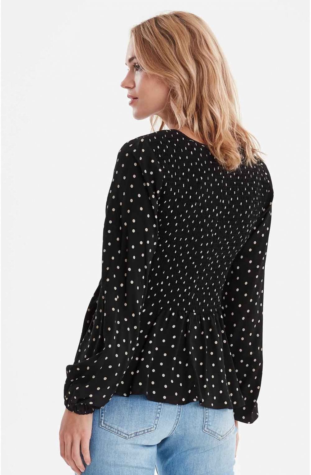 Spot Print Blouse