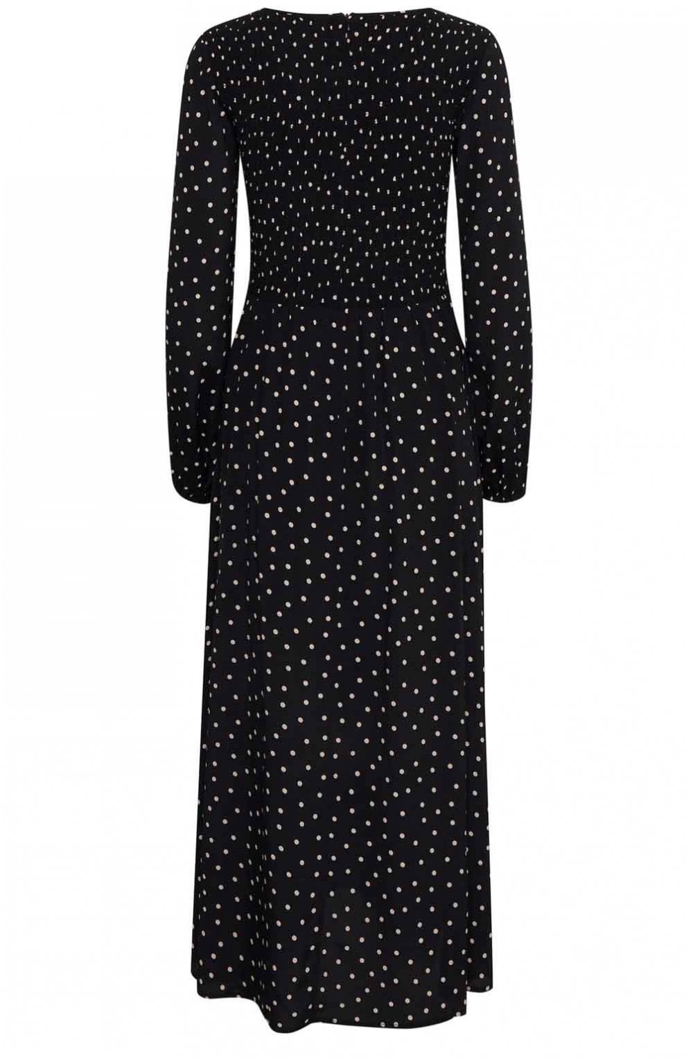 Spot Print Maxi Dress