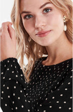 Spot Print Maxi Dress