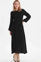Spot Print Maxi Dress