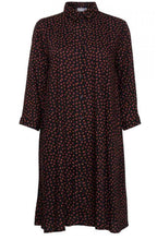 Spot Print Shirt Dress