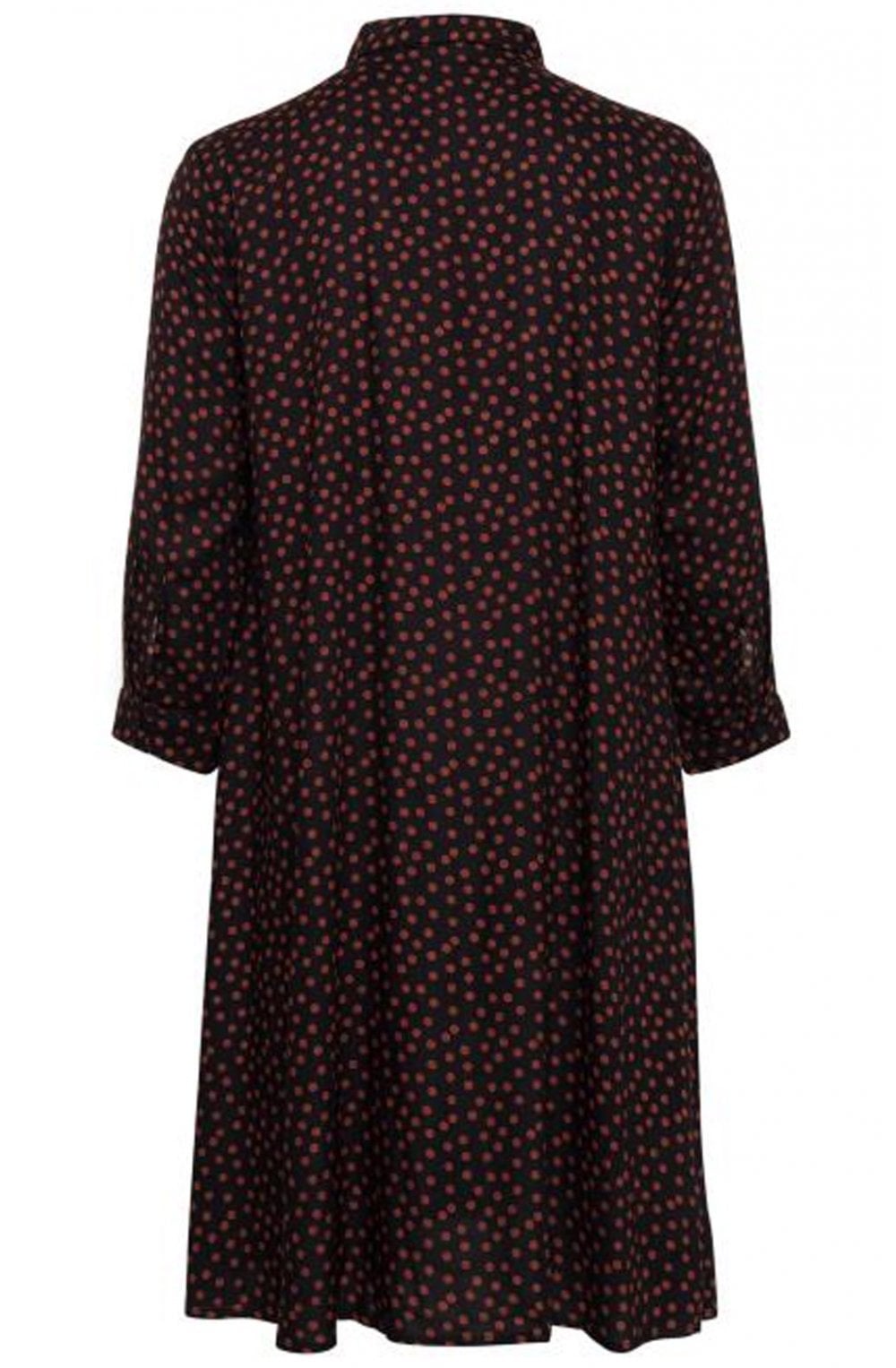 Spot Print Shirt Dress